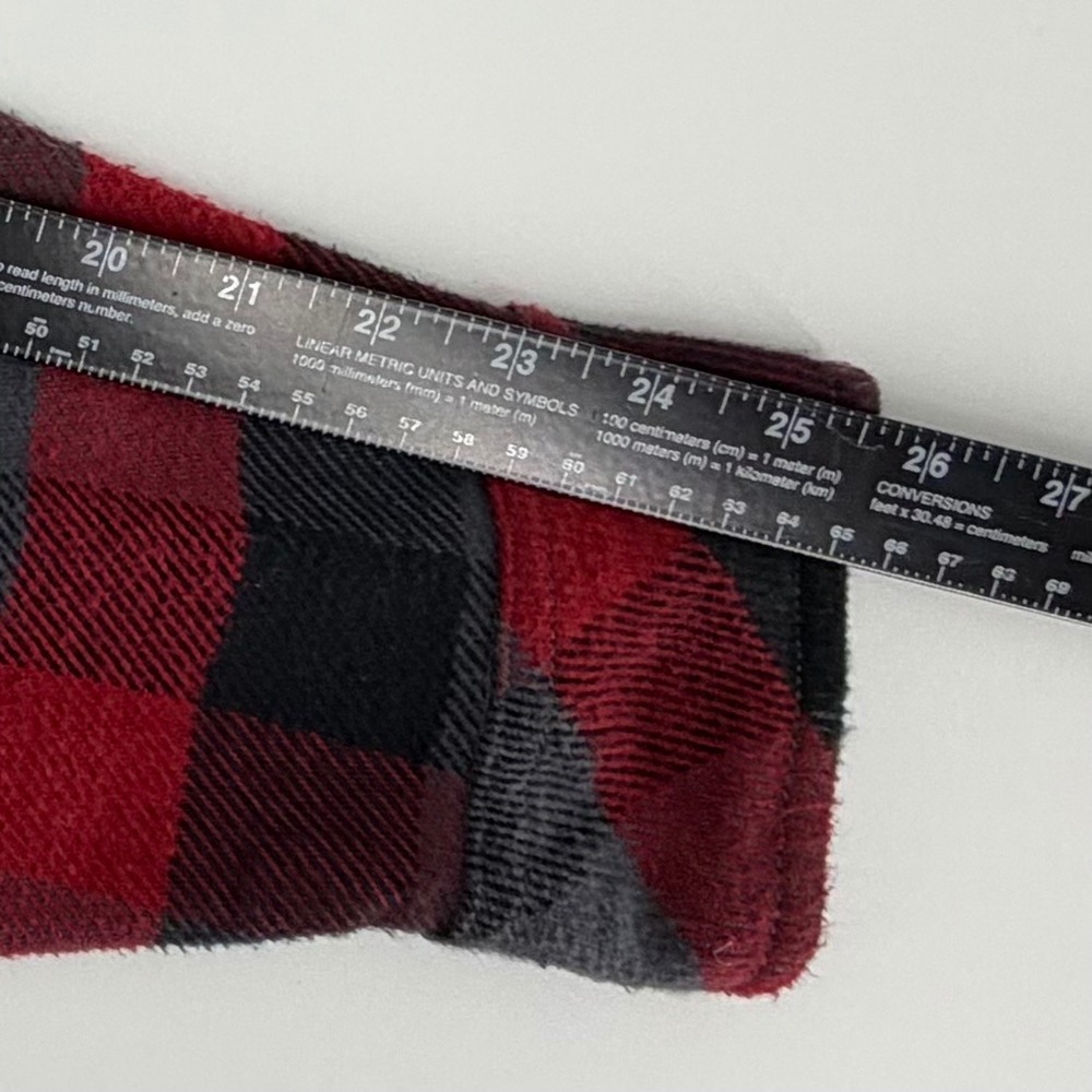 Red Head‎ Brand Co Workhorse Plaid Flannel Shirt Jacket Red Gray Mens L - Picture 9 of 11